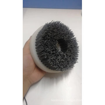 80mm Nylon Abrasive Wire Polishing Brush Wheel for Wood Grain Processing